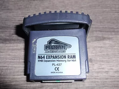 Pelican Nintendo 64 N64 4MB RAM Expansion Memory Pack Tested Works Model PL-437 • $40