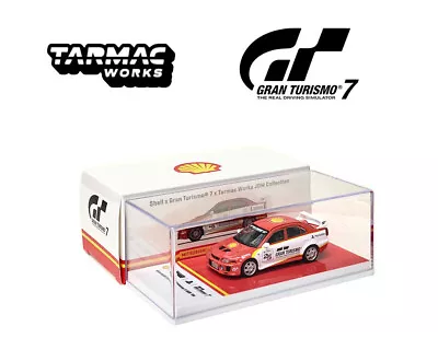 Tarmac Works - 1998 Mitsubishi Lancer Evolution V Gsr - Shell - Gran Turismo 7 • $23.95