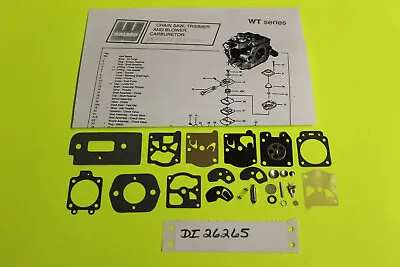 McCulloch Trimmer Titan 3000 Titan 3900 MD 3000 Walbro WT255 Carb Kit • $23.95