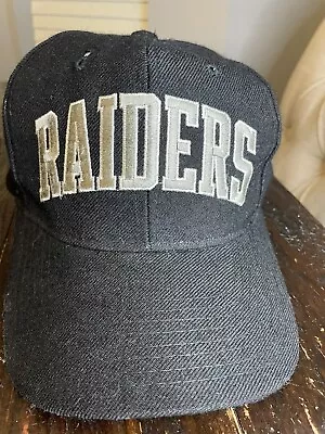 Vintage 90s Los Angeles Raiders Black Arch Starter NFL Hat Cap Snapback Rare  • $249.95