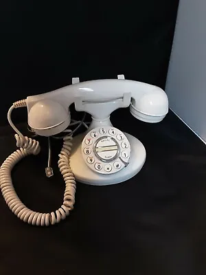 Vintage Microtel Phone Model 966 Tone/Pulse White Desk Phone Works   • $35