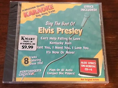  KARAOKE - Performer's Choice - Sing Best Of Elvis Presley - NEW/Sealed - CD+G • $8.04
