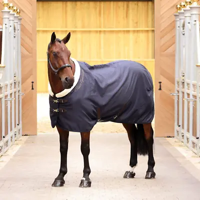 Shires Deluxe Stable Sheet Rug Horse Rug  Navy  5'0  - 7'0  • £58.49