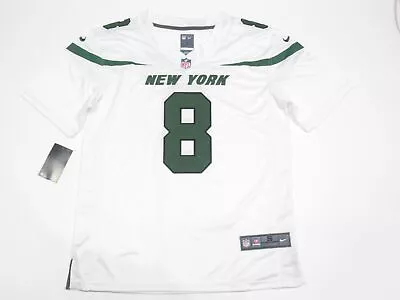 New Aaron Rodgers #8 New York Jets Men's Game On-Field Jersey White • $32.99