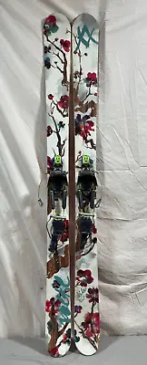 $279.95 • Buy Volkl Kiku 162cm Partial Twin-Tip Rocker Skis Black Diamond 01 Telemark Bindings