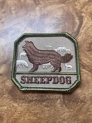 Mil Spec Monkey Sheepdog Tactical Morale US Military Patch Velkro Hook Loop • $4.80