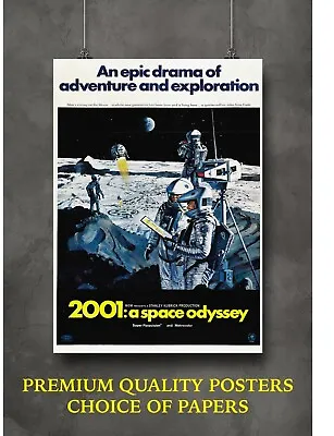 2001 A Space Odyssey Classic Movie Art Large Poster Print Gift A0 A1 A2 A3 A4 • £25.75