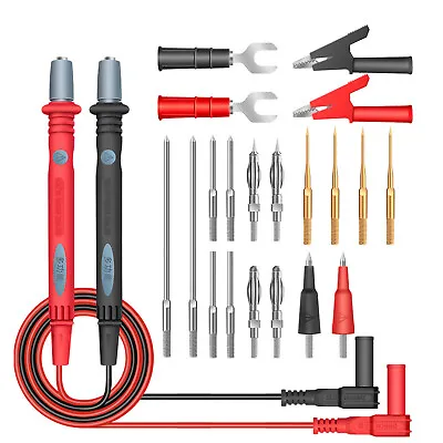 22Pack Universal Multifunction Digital Multimeter Test Leads Electrical Tester • £18.70