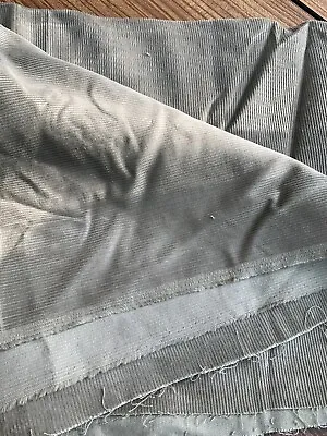 Green Needlecord Fabric Remnant 130x150cm (B11) • £9.50