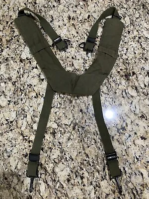 Original Vietnam War Us Army M1956 Combat Field Equipment Suspenders • $35