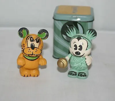 Disney Minnie Times Square New York Exclusive & Pluto Ink & Paint 3  Vinylmation • $34.77