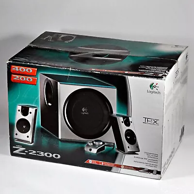 Logitech Z-2300 Thx 2.1 200W Speaker And Subwoofer System - Excellent Condition • £97