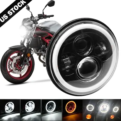 $69.99 • Buy For Yamaha XSR125 XSR700 XSR900 XJR1200 XJR1300 XJ6N Motorcycle 7  LED Headlight