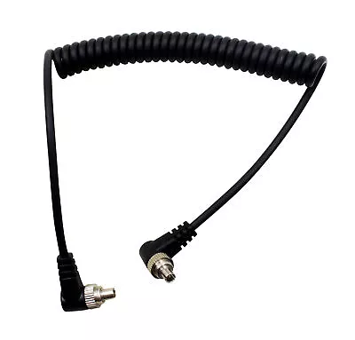 M-M FLASH PC Sync Spring Cable Screw Lock For Canon 580EX II 7D 1D 5DII • £3.58