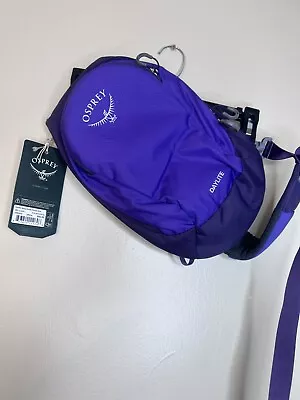 Osprey Daylite Purple Sling Zip Back Pack Outdoor Hiking Camping Daypack 6L • $42