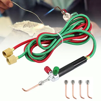 Jewelry Jewelers Micro Mini Gas Little Torch Welding Soldering Kit W/ 5 Tips • $19.68