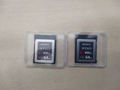 2 X Sony XQD G Series 64 GB Memory Cards - (QDG64F) • £105