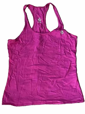 Zumba Women’s Tank Top Racer Back Large Pink Instructor • £3.80
