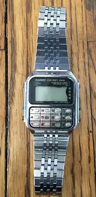 VINTAGE CASIO GAME CALCULATOR WATCH CA-851 MADE IN JAPAN For Parts • $30