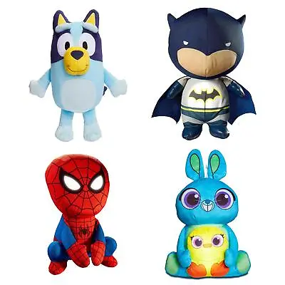 £19.99 • Buy Kids 2 In 1 Night Light & Soft Toy Go Glow - Spiderman, Bluey, Batman, Toy Story
