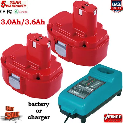 18V Replacement For Makita PA18 6347D Battery Charger 1834 1823 1833 1835 1822  • $20.50