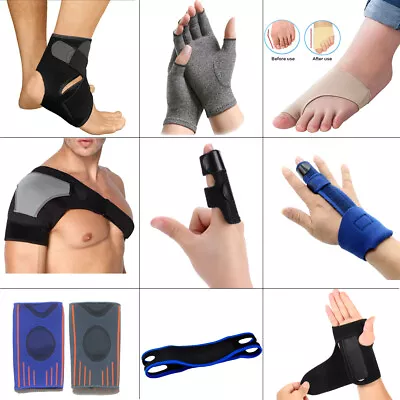 Ankle Support Anti Arthritis Gloves Pain Relief Finger Hand Toe Foot Protector • £3.60