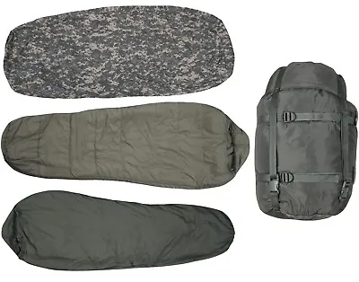 DAMAGED Complete MSS Modular Sleep System W Sleeping Bags Bivy Cover Stuff Sacks • $119.95