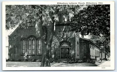 Postcard Millersburg Lutheran Church Ohio G100 • $11.97