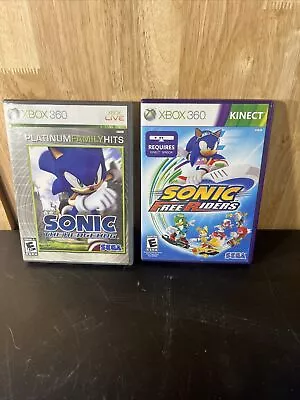 Sonic The Hedgehog (Microsoft Xbox 360 2006) Platinum -No Manual Plus Free Ride • $24.95