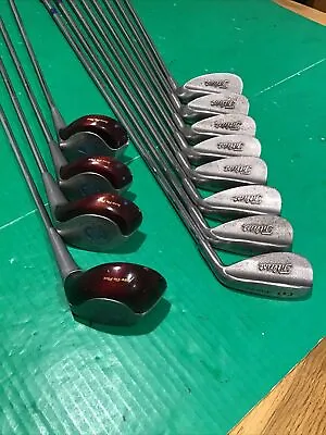 12 Pc Titleist Accu-Flo Woods Iron Set Golf Club RH Steel Vintage Ladies Flex • $124.95