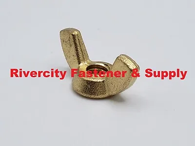 1/4-20 Brass Coarse Thread 1/4*20 Wing / Thumb Nut Butterfly Nuts 1/4x20 • $8.88