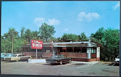 Postcard Milford PA - C1960s Village Diner Port Jervis • $6