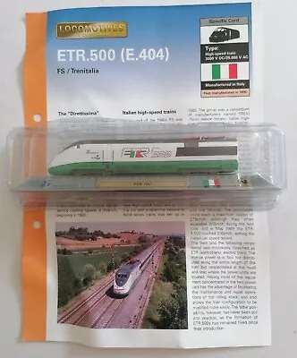 Del Prado Locomotives Of The World ETR.500 (E.404) Static Model 1/160 Scale • £2.59