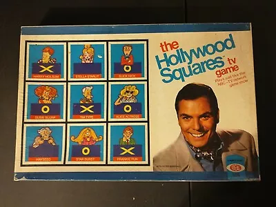 Vintage 1974 The Hollywood Squares TV Game Board Game Complete Ideal • $9.99