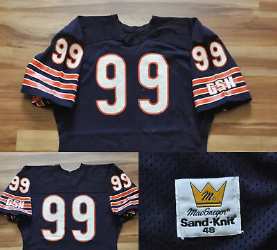 #99  Dan Hampton  Chicago Bears MacGregor Sandknit Jersey Authentic Men 48 XL • $149.99