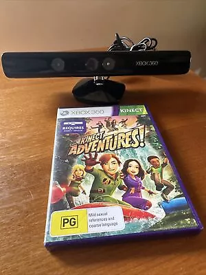 Xbox 360 Kinect Sensor + Kinect Adventures! Game Oz Seller • $22.99