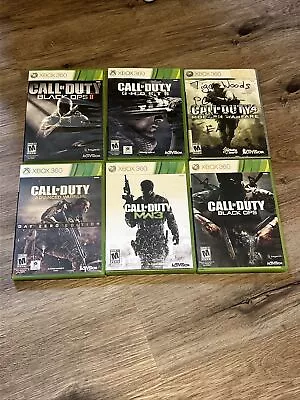 $40 • Buy XBox 360 Call Of Duty Lot, Some Manuals Included In Cases. Black Ops Modern War