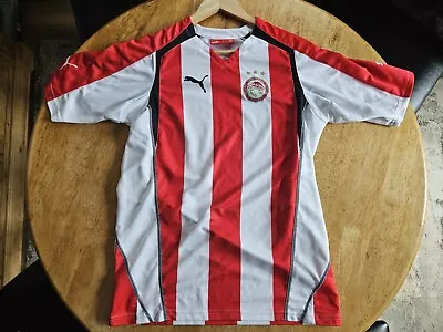 Olympiacos Piraeus 2012 Home Football Shirt Medium Puma • £24.95