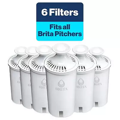 Brita Standard Water Filter Replacement Filters For Pitchers BPA Free 6 Count • $27.90