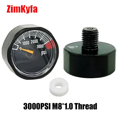 Air Pressure Gauge 3000 Psi M8*1.0 Thread Micro Mini Manometer For HPA Tank • $3.99