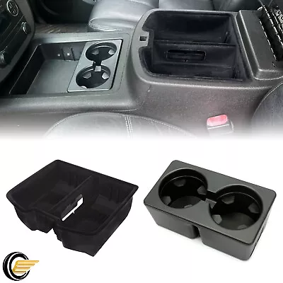 For 07-14 Chevy Silverado GMC Sierra Center Console Cup Holder & Organizer Tray • $29.99