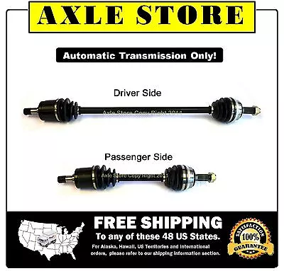 2 New Front CV Axles Fit 1993 92 91 90 Honda Accord With Automatic Transmission • $138