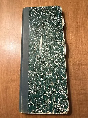 Vintage Marble Memo Mini Notebook Made In USA 8 3/4” X 3 1/2” Royal Vernon Line • $8