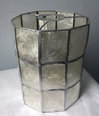 Capiz Shell Cylinder Pendant Ceiling Shade • £12