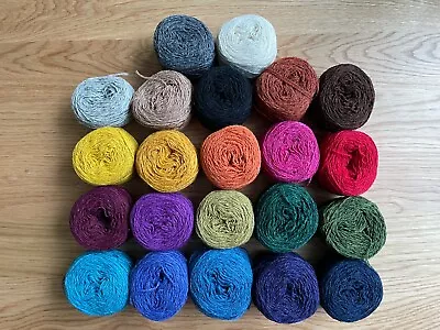 Multicolor Lot Of Harrisville Designs Tapestry Weaving Yarn Shetland Weight Wool • $45