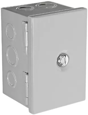 Bud Nema Sheet Electrical Enclosure Metal Outlet Box Junction Hinge Cover • $14.92