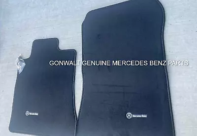 Mercedes Benz Genuine Black Carpet Floor Mats SL Class Q6680412  1990+ • $165.80