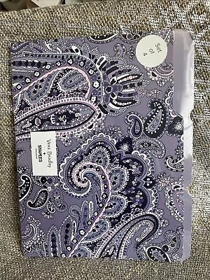 Vera Bradley File Folders Set Of 4 Deep Night Paisley • $12