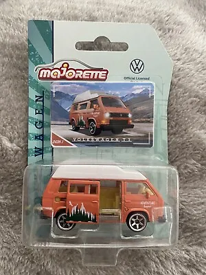 Majorette Volkswagen VW T3 Camper 1/64 Scale Model Brand New Sealed UK SELLER • £7.99