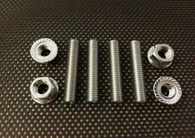 Yamaha XV1100 Virago All Models M8 Stainless Steel Exhaust Studs & FLANGE NUTS • $26.10